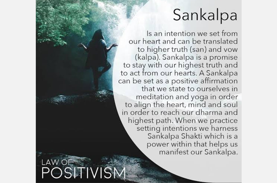 Sankalpa: A silent power of manifestation